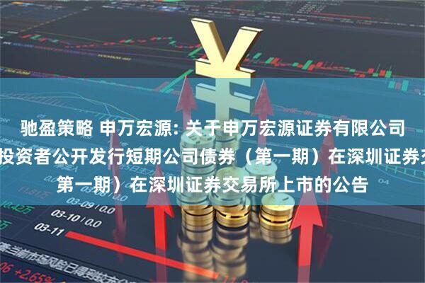 驰盈策略 申万宏源: 关于申万宏源证券有限公司2025年面向专业投资者公开发行短期公司债券（第一期）在深圳证券交易所上市的公告